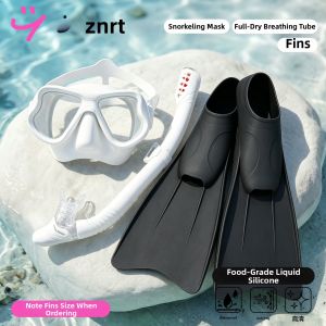 INRT | Dry Snorkel Mask Set Near-sighted