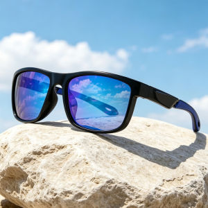 Mens Square Polarized Sports Sunglasses Lightweight Driving Sun Glasses Women UV400 Anti-Glare Shades Cycling Fishing Running