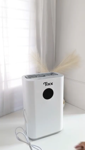 XTTX+Tixx Air Dehumidifier 2.5L Water Tank f 45dB Low Noise Moisture Absorber Indoor for Home capacity 60㎡