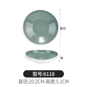 Nordic Style Creative Mould Salad Plate Hotel Pasta Dish Western Restaurant Utensils Commercial Stir-Fried Noodles Dish