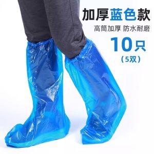 Disposable Thickened Silicone Rain Boot Covers Waterproof Non-slip for Men Students School Use Adult Size Extended Wear
