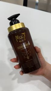 โปร 2 ขวด MOOI CAFFEINE ANTI HAIR LOSS SHAMPOO โมอิ สารสกัดจาก คาเฟอีน 500 ml.