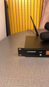 GTSVSOMA™ VM500-GTS ไมค์ ลอย ไร้ สาย ไมโครโฟน ไมค์ร้องเพลง ความถี่ลอย UHF 600HMz wireless microphone 200M มืออาชีพ U ส่วน FM อินฟราเรดคู่ ไมค์ลอยไร้สายแท้ ไมค์ลอยอย่างดี ไมล์ไร้สาย การแสดงเวทีกิจกรรมกลางแจ้ง ด้ามโลหะ ฟรีค่าส่ง