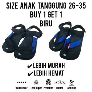 buy 1 get 1 sandal gunung talincang anak tanggung size 26-35 . pria wanita . lem kuat anti slip anti air