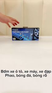 Máy bơm pin Kachi MK374 - Bơm xăm lốp ô tô xe máy xe đạp phao bóng