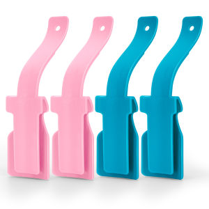 4pc Plastic Shoehorn Short Handle Plastic Shoe Horns Flexible Shoe Lifting Helper Durable Shoe Horn Spoons Wear Shoe Assistants