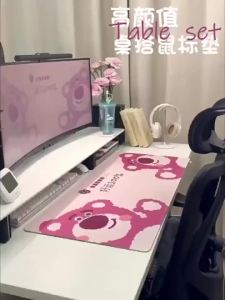 Bandai | Crayon Shin chan Anime Mouse Pad Large Office Esports Game Pads Cute Cartoon Computer Keyboard Mat Notebook Non slip Table Rug