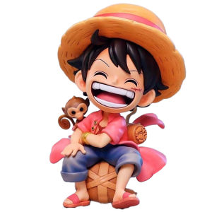 Bandai | One Piece Anime Figure Portgas D Ace Yamato Q Version Model Toy Collectible Decorative Ornament Ideal Birthday Gift for Children