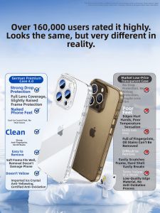 OUXUAN | Ice Cooling Transparent Phone Case Silicone