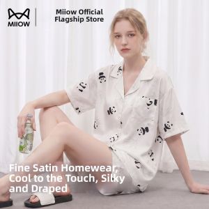 MiiOW | Silk Cool Feel Bra Pads Plus Size Pajama Set