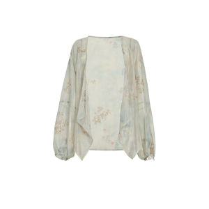 MASSCSALLY | Stylish Chinese Style Printed Acetate Set Dress