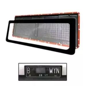 2Pcs Tatakan Plat Nomor Mobil Akrilik Acrylic Mewah Universal