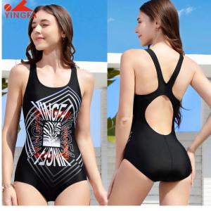 Women's 2025 Professional Training Swimsuit: Yingfa One-Piece Triangle Swimsuit