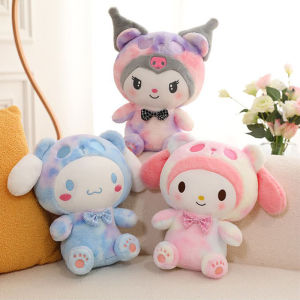 30CM/40CM Sanrio Kawali Kuromi Curomi Doll Cute Cinnamon Dog Doll Melody Pillow Girls Sleeping Bed Rag Doll Girl Gift