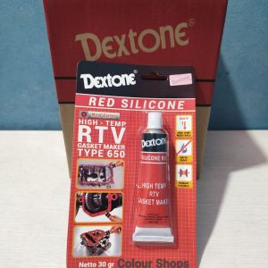 Lem Dextone Red Silicone High Temp Merah Silikon 30 gr
