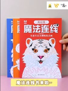 全3册 魔法数字 连线画本 儿童专注力训练 连点画 Children Books
