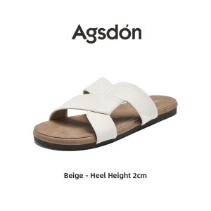 Agsdon | Easy-Wear Cross-Design Summer Flat Sandals