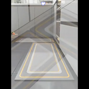 Kitchen Long Carpet Anti Oil And Anti Slip Quick Dry Floor Mat Easy to Clean Carpet Anti Fouling Foot mat Kitchen Floor