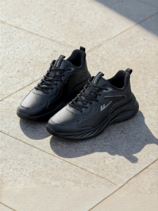 Warrior | Black Mens Athletic Shoes Lightweight Cushioned Shock Absorption