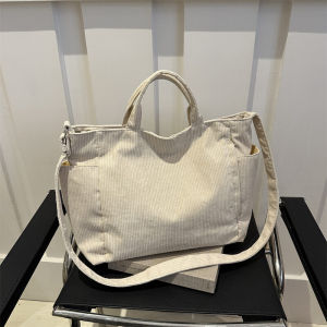 Japanese Style Large Capacity Womens Shoulder Bag Fashionable Casual Tote Handbag Commuter Shopping Bag Trendy