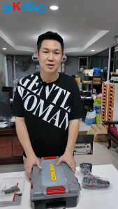 OSUKA สว่านไร้สาย 20V สว่านไร้สาย5IN1 สว่านไฟฟ้า เปลี่ยนหัวได้ 5 แบบ รุ่น OCD701A-D1 รับประกัน 1 ปี อุปกรณ์ในกล่อง แบต2.0Ah สายชาร์จ ตะขอเกี่ยว ดอกไขควง สายคล้องมือ หัวจับสว่าน หัวไขควงมุมฉาก หัวไขควงชิดผนัง หัวไขควง