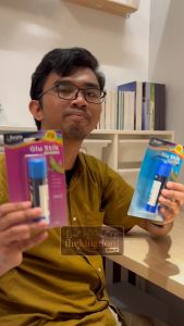 Bostik Blu Stik Blue Glue 35g Blister Stick Lem Kertas Perekat