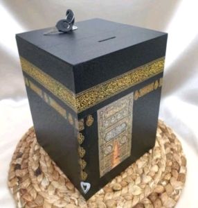 Celengan Kabah Gembok Kunci Besar Tabungan Kabah Kakbah Kunci Jumbo Kayu