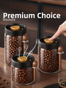 PAKCHOICE | Airtight Vacuum Food-Grade Glass Jar