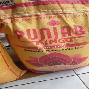 Beras Basmati PUNJAB KING Creamy Sella Kemasan tas 5kg Original Basmati India - Berkah Karya Utama