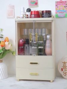 THE L27cm Modern Multifunctional Foldable Skin Care Cosmetics Medicine Storage Cabinet Box