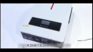 【Gift WiFi 】Flowatt 4.2KW/6.2KW 24VDC On/Off-Grid Solar Hybrid Inverter AC220V Pure Sine Wave Two Load Output Power MPPT 120A Solar Charger Supports Connection To lithium Batteries And Lead-Acid Batteries