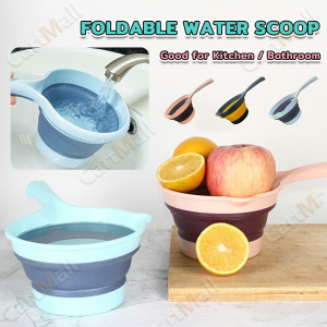 Foldable Water Dipper Water Ladle Multipurpose Water Scoop For Kitchen and Bathroom