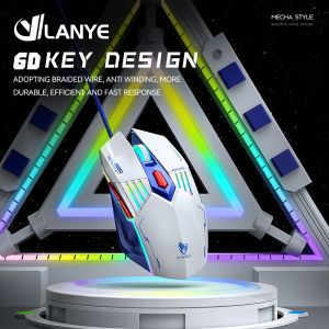 T-Wolf G560 Wired Mouse With RGB LED Light: A Comfortable Touch Mouse for PC