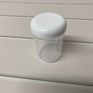 High Transparent PP Small round Barrel Box Plastic Box Medicine Bottle Plastic Bottle Powder Bottle Storage Organizer