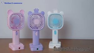 Portable USB Charging With pencil sharpener and phone stand Mini Handheld Fan