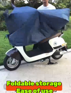 ZH508 PVC Waterproof Motorcycle Raincaot Rainy Season Waterpoof Cover Outdoor Sun Protection Sunscreen Motor Cover