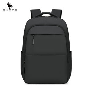 AUOTE กระเป๋าเป้แฟชั่นสะพายหลังแบบฟิล์มกันน้ำกระเป๋าโน้ตบุ๊คสะพายหลังกระเป๋าสะพายเดินทางกระเป๋าเป้ลำลองความจุขนาดใหญ่เหมาะสำหรับแล็ปท็อปขนาด15.6นิ้ว