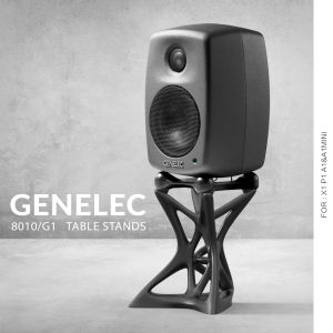 Cyber Creator Desktop Storage Suspended Stand Heightening Replacement Accessories for Genelec True 8010 G1 Speaker Support