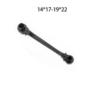 12-in-1 Dog Bone Ratchet Wrench Set Double-Sided Auto Adjustable Steel Multi-Functional Heavy Duty Tool for Home Garage Workshop
