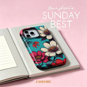 Potdemiel | Tulip Plaid For Case For iPhone 17 16 15 14 Plus 13 Pro Max Shockproof Hard Cover CaseChic