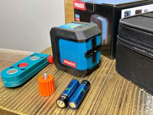 Máy Cân Băng Laser 2 Tia PRADO | Máy Cân Mực 2 Tia Xanh Siêu Sáng Chính Hãng Gọn Nhẹ Linh Động