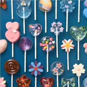 100pcs White Lollipop Wrapping Sticks Disposable Candy Sticks Lollipop Wrapping Sticks