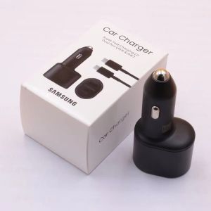Samsung | Samsung 60W USB Type C Car Charger PD Super Charging Galaxy S26 S25 S24 S23 Ultra A37 A56 A57 45W/15W Dual Ports Charger in Car