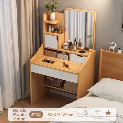Mini Modern Makeup Vanity with Storage