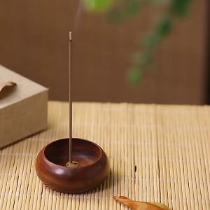 Universal Incense Holder Rosewood 4-Hole Incense Holder For Incense Stick Burning Storage