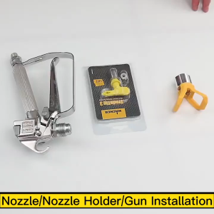 หัวพ่นสีแบบไร้อากาศ รุ่น 517 หัวพ่นสีแบบไร้อากาศ สำหรับชิ้นส่วนเครื่องพ่นสี หัวพ่นสีแบบไร้อากาศ หัวพ่นแอร์บรัช 5000PSI (เหล็กทังสเตน พลาสติก) เหมาะสำหรับเครื่องพ่นยาแบบปั๊ม ชิ้นส่วนเครื่องจักรพ่นยา