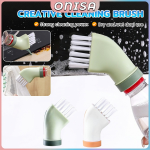 Onisa Multifunctional Cleaning Brush Can Be Connected To Mineral Water Bottle Crevice Brush