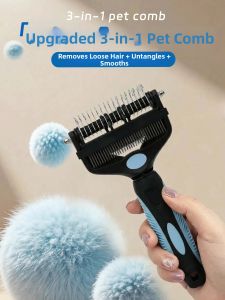 hipidog | Tangle Removing & Flea Cleaning Pet Grooming Brush
