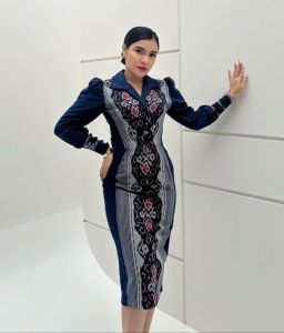 ELMARA DRESS TENUN - BAJU TENUN - COUPLE TENUN