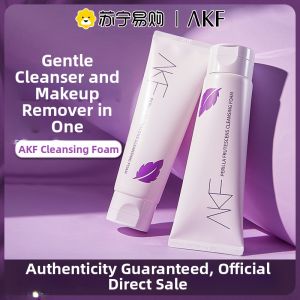 AKF Amino Acid Facial Cleanser Deep Pore Cleaning Moisturizing Whitening Skin Care for Men And Women Suitable for All Skin Types